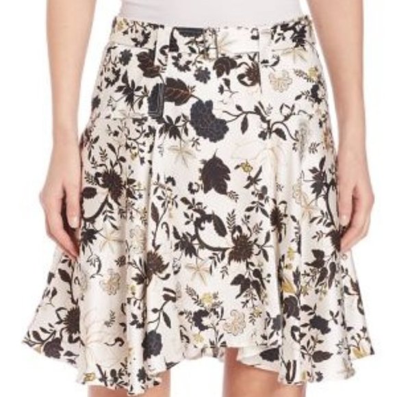 A.L.C. Dresses & Skirts - 🆕 A.L.C. Brien Floral Stretch Silk Skirt - Size 2